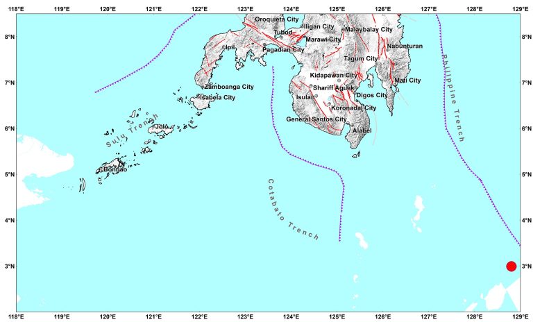 5.1-magnitude quake strikes off Davao Occidental