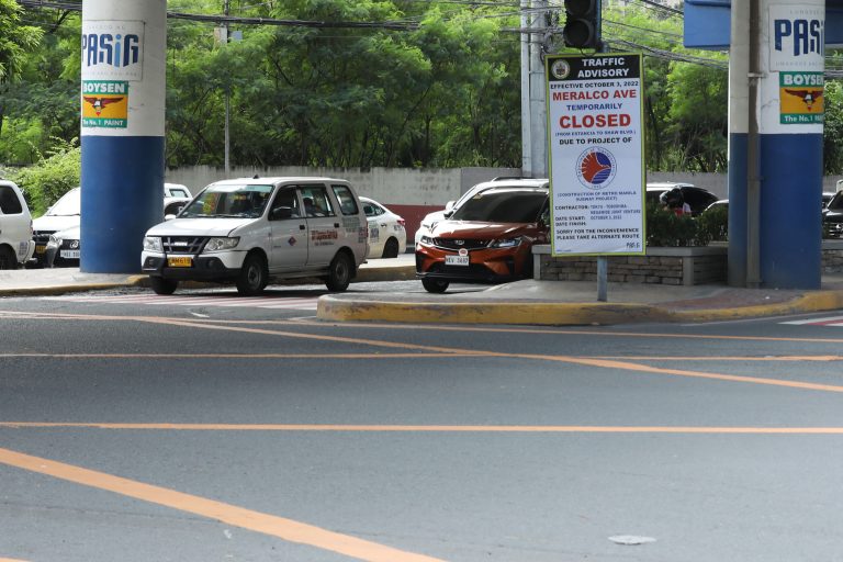 Portions of Meralco Ave closed until 2028
