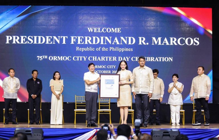 PBBM hails Ormoc for successful projects, gov’t programs