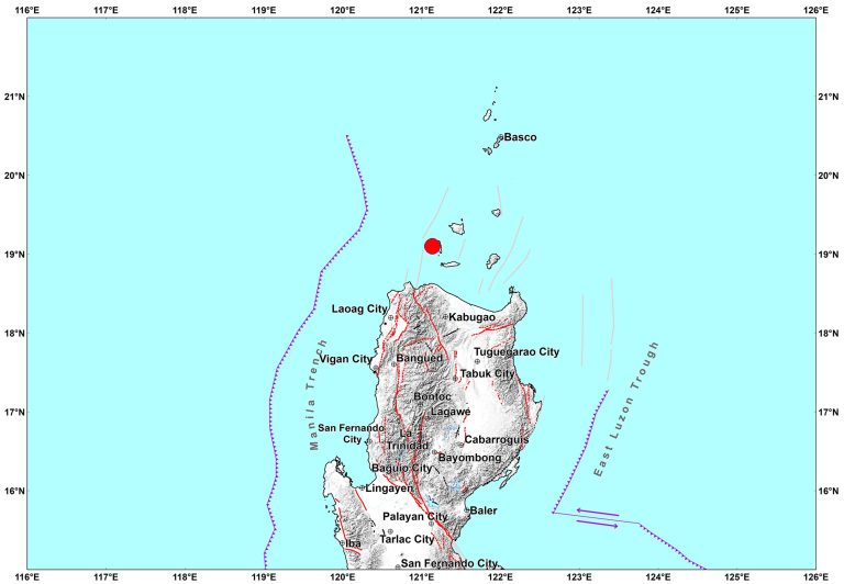 5.0-magnitude quake hits waters off Dalupiri Island in Cagayan