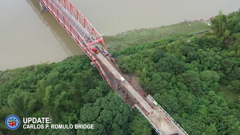 Collapsed bridge in Pangasinan reopens to light vehicles