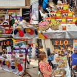 The Embassy’s jeepney-themed booth featuring various Philippine accessories and handicrafts, dining ware, food products, Fiesta Filipinas Pintados-Kasadyaan kits, and other souvenir items.