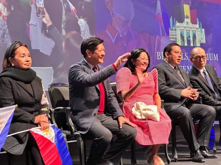 Marcos hails dedication, kindness of OFWs in Europe