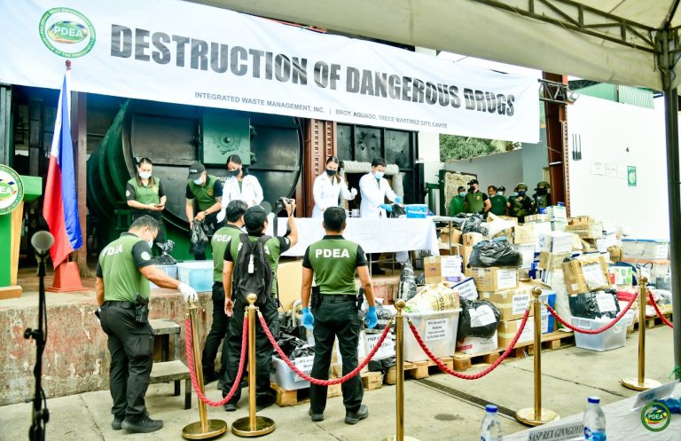 PDEA destroys P7.2-B worth of prohibited drugs, chemicals