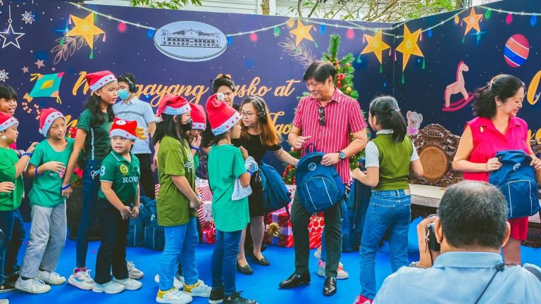 Marcos brings Christmas cheer to kids across PH