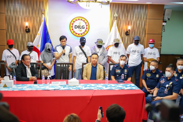 Abalos: Eight NPA surrender to DILG, PNP