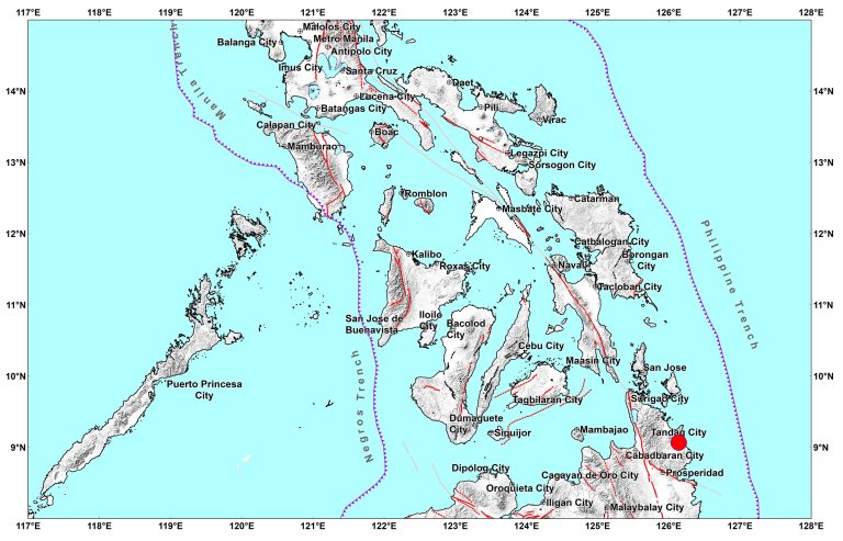 5.0-magnitude quake hits Surigao del Sur; aftershocks expected