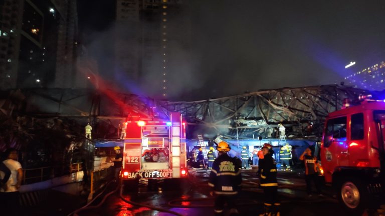 Fire breaks out in old QC bus terminal