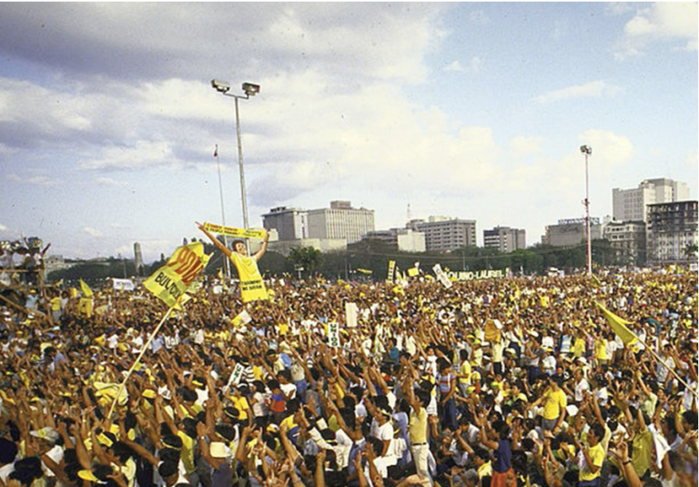 Aquinos: Spirit of EDSA still alive; Marcos calls for ‘unity, reconciliation’