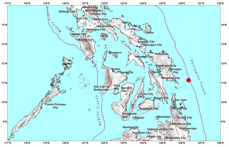 Magnitude 4 quake jolts Eastern Samar town