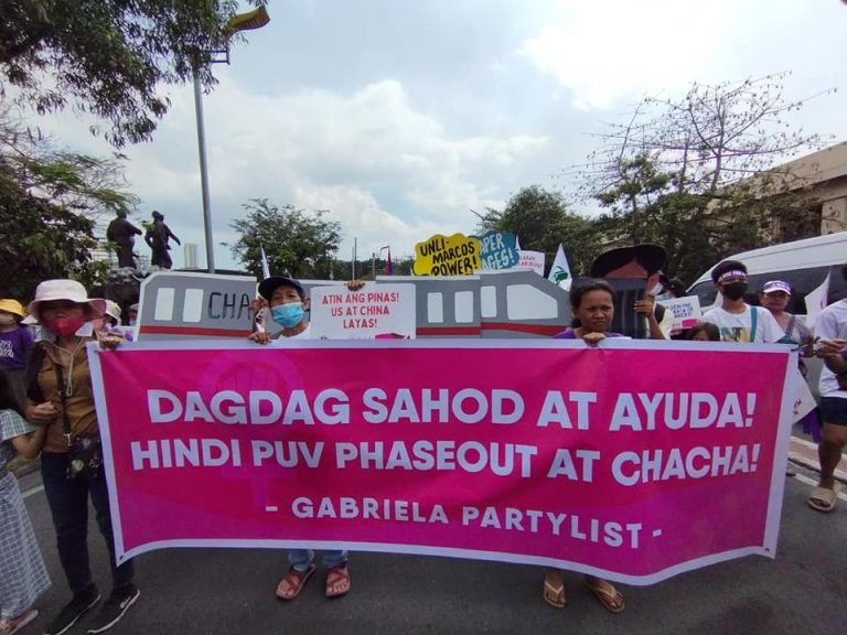 Women’s rights groups, advocates took to streets to express opposition to Cha-cha