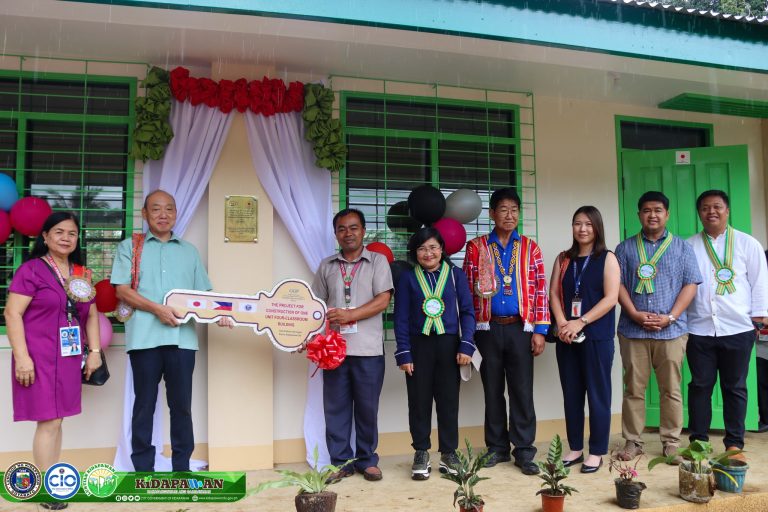 Japan donates school building to IPs in Kidapawan