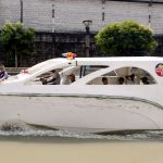 Photo shows the Metropolitan Manila Development Authority (MMDA) cruising along Pasig River with routes from Pinagbuhatan in Pasig City to Intramuros in the City of Manila and vice-versa in March 2017. (PNA photo by Joey O. Razon)/ FILE