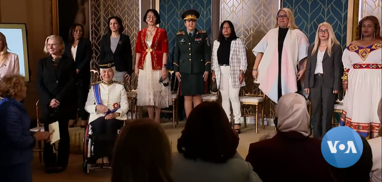 US honors women, girls who protested in Iran