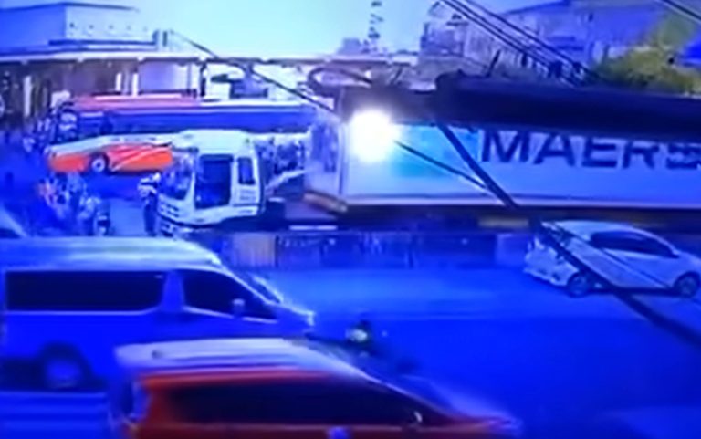 Truck runs over traffic enforcer helping pedestrians in Quezon City