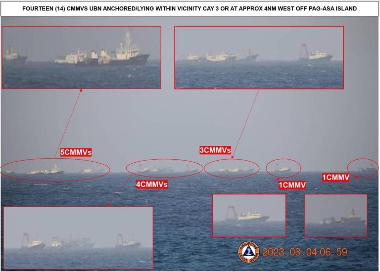 42 suspected Chinese maritime militia vessels seen in Pag-asa Island