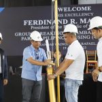 President Ferdinand R. Marcos Jr. once again joins Department of Human Settlements and Urban Development (DHSUD) Secretary Jose Rizalino Acuzar in groundbreaking another housing project located at Barangay Caingin in the Municipality of San Rafael on Wednesday April 19, 2023.The project forms part of the DHSUD’s Pambansang Pabahay Para sa Pilipino Housing (4PH) Program that aims to build one million housing units annually in fulfillment of the Administration’s commitment to create more homes for Filipinos in different parts of the country and address the housing backlog pegged at more than 6.5 million units.(PNA Photo Alfred Frias)