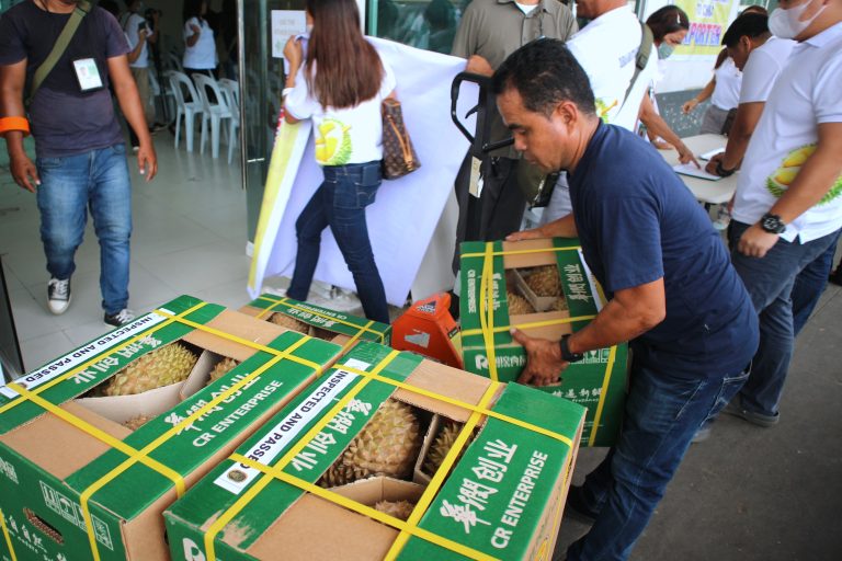 PH ships out first durian exports to China