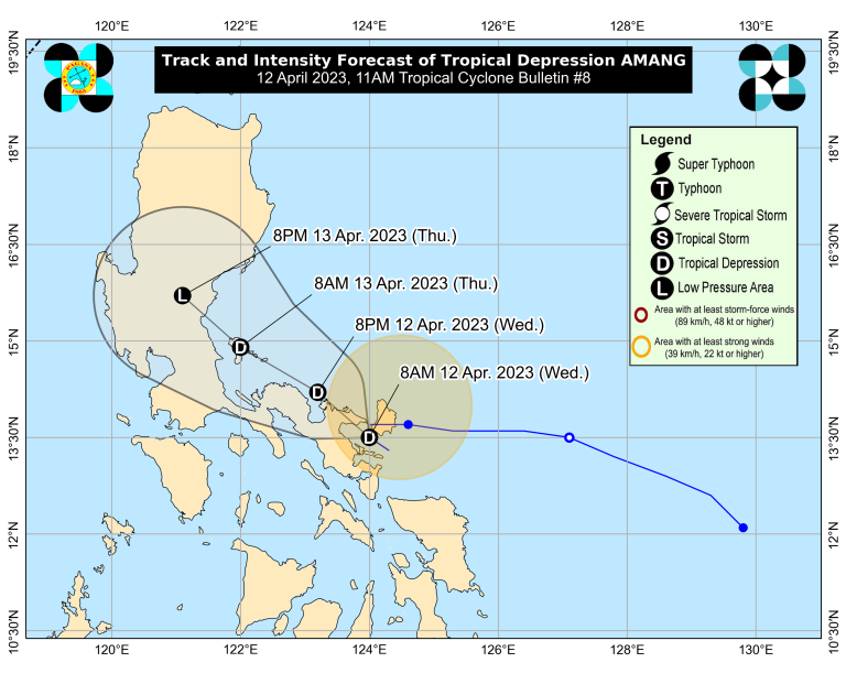 TD ‘Amang’ maintains strength, more areas in Luzon under Signal No. 1