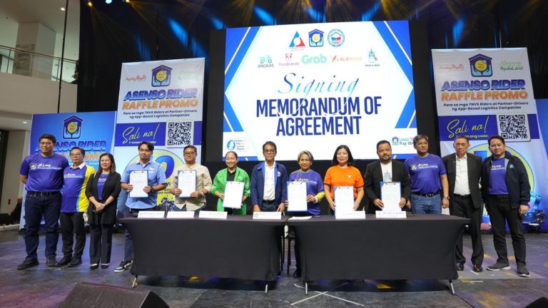 Pag-IBIG partners with top transport network and app-based courier companies, launches raffle for riders