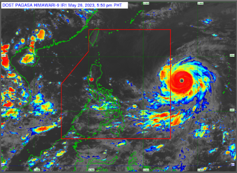‘Mawar’ may still intensify as it moves towards PAR