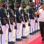 President Ferdinand R. Marcos Jr. at the Villamor Airbase before he leaves for Labuan Bajo, Indonesia on Tuesday, May 9, 2023, for the 42nd ASEAN Summit and Related Summits. (PNA photo by Rey Baniquet)
