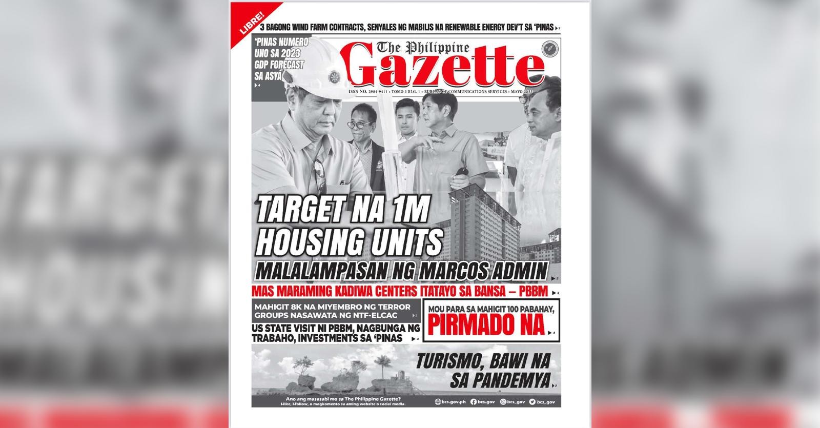 Gov’t launches free ‘The Philippine Gazette’ newspaper - PTV News