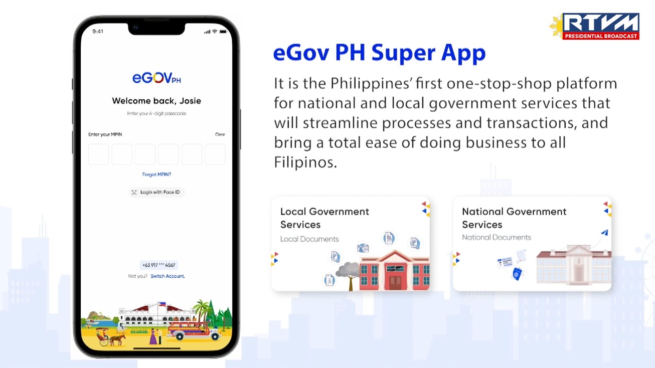 PH Launches Single Gov’t Portal ‘eGov Super App’ - PTV News