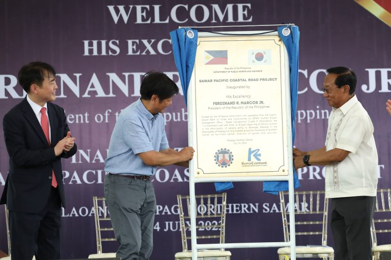 PBBM inaugurates the long awaited ‘Samar Pacific Coastal Road Project’ in Northern Samar
