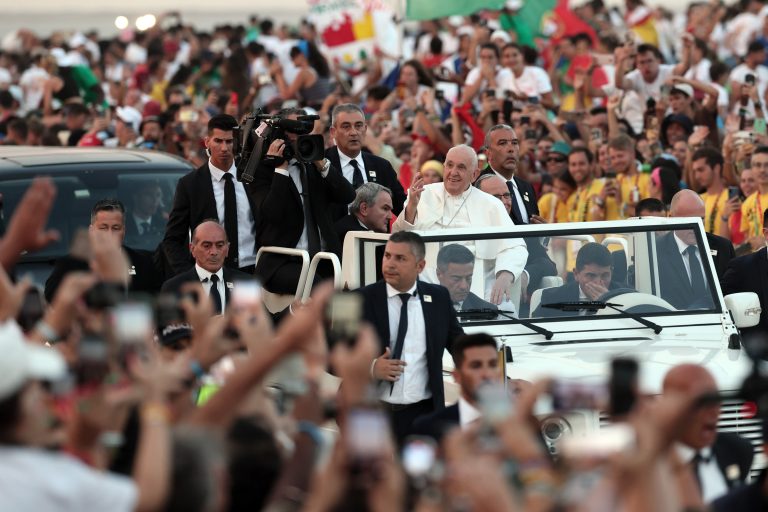 Pope to wind up Portugal visit with big outdoor Mass
