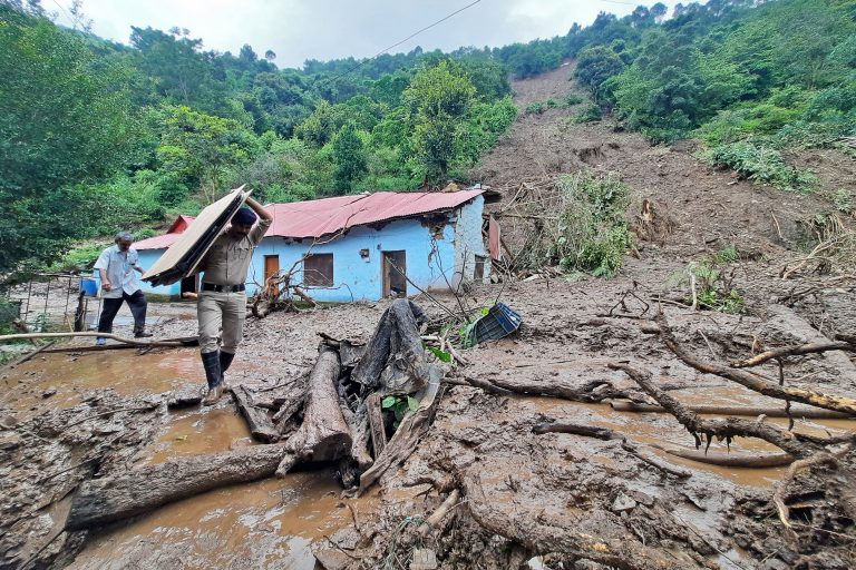 Search for survivors after Indian floods, landslides kill 65