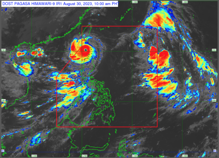 Signal Nos. 3, 4 lifted as ST ‘Goring’ keeps strength over sea off Basco