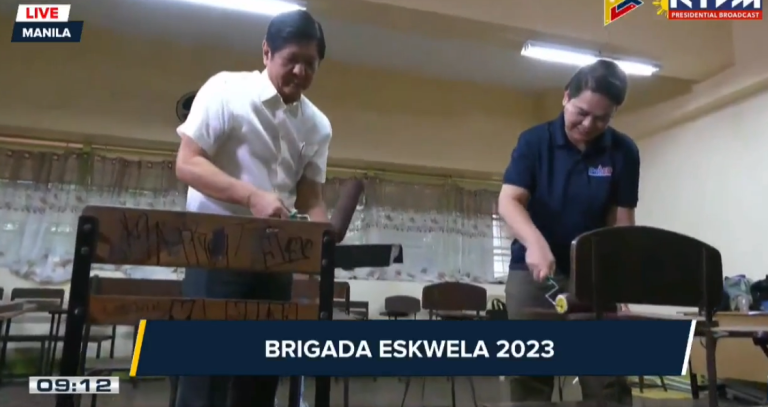 PBBM joins teachers, volunteers in ‘Brigada Eskwela 2023’