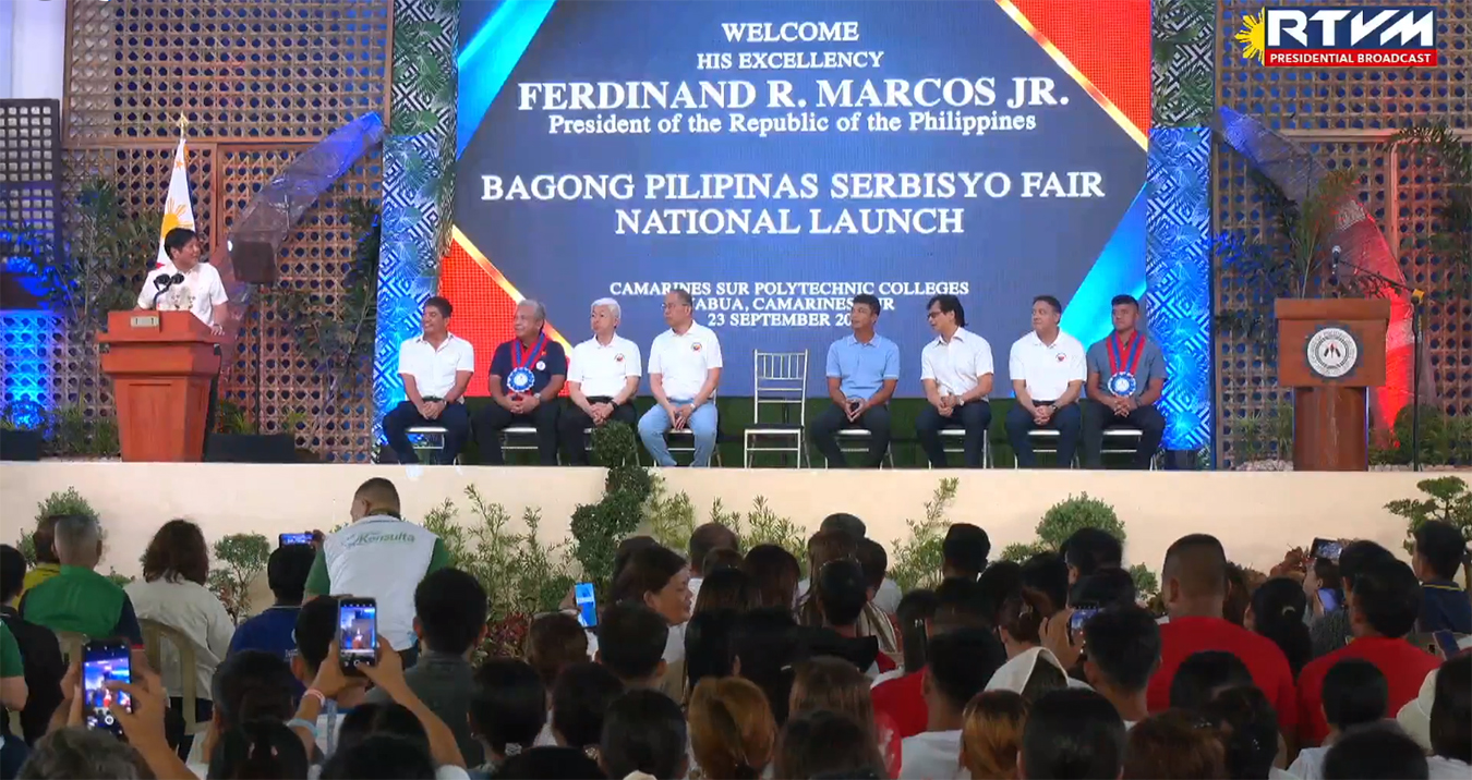 President Ferdinand R. Marcos Jr. leads the simultaneous launching of ...