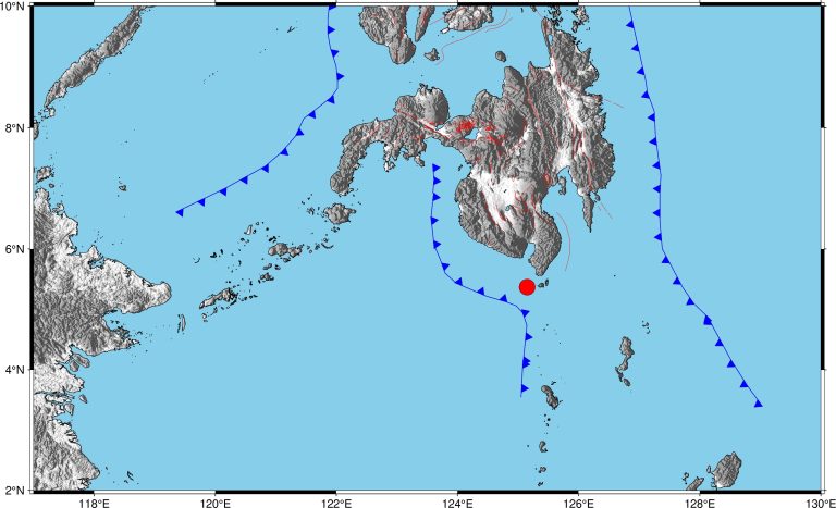 Magnitude 6.8 quake jolts Sarangani