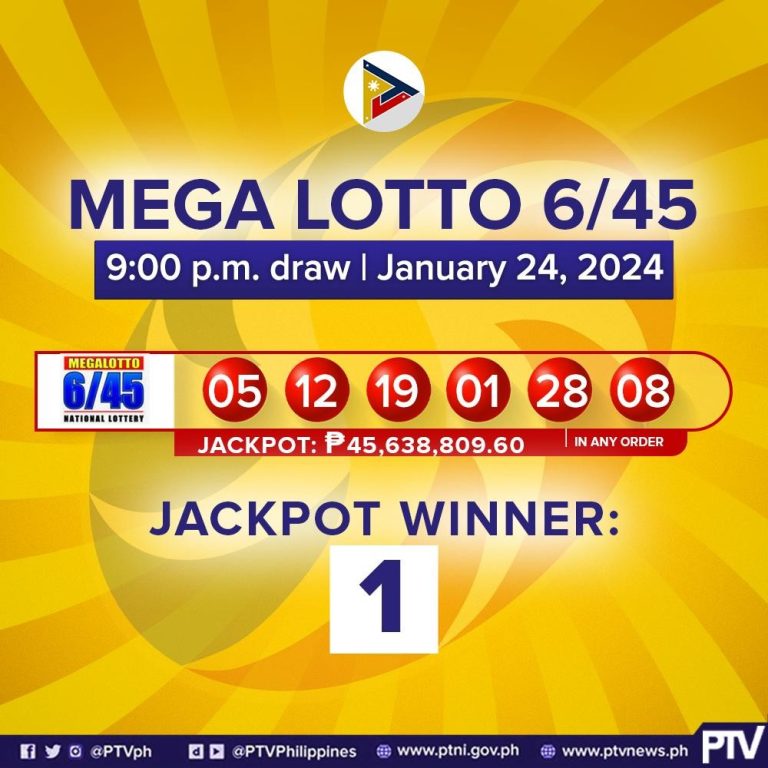 Ticket sold in Cavite wins P45.6-M Mega Lotto jackpot