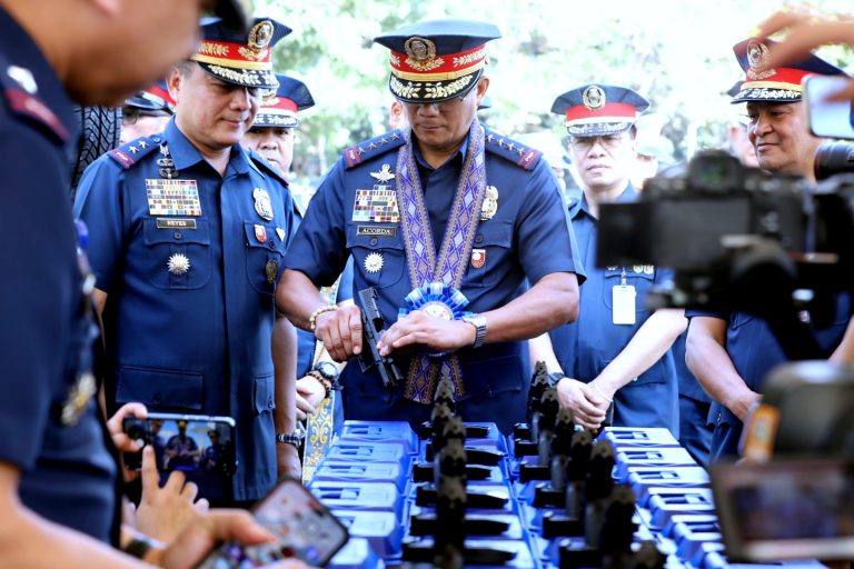 PNP acquires P485-M firearms, mobility assets
