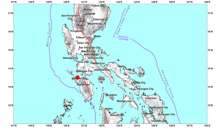Magnitude 4.9 quake jolts Occidental Mindoro