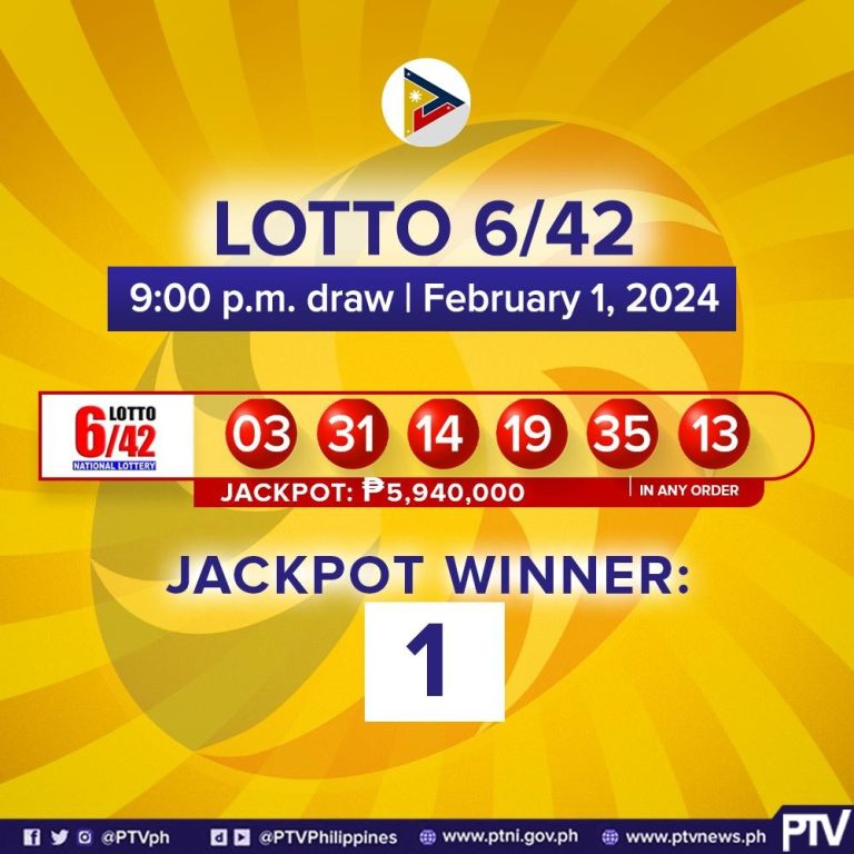 Quezon bettor bags P5.9-M Lotto jackpot