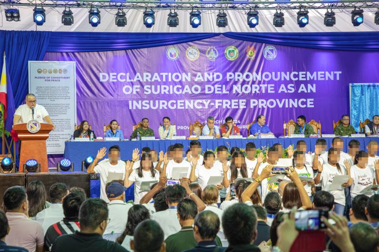 Red-free Surigao del Norte ‘significant milestone’ in anti-NPA drive