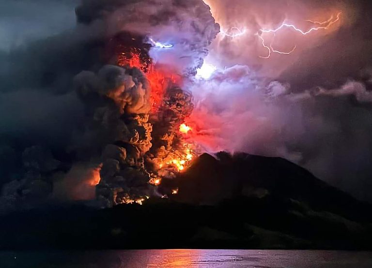 Indonesia evacuating thousands after volcano erupts, causing tsunami threat