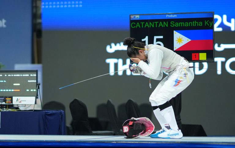 Fencer Catantan books Olympic slot after ruling Asia-Oceania qualifier
