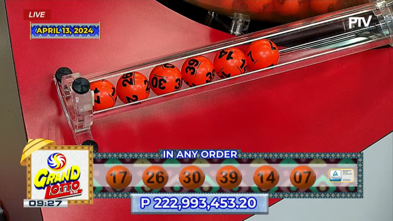 Caloocan bettor bags P222-M Grand Lotto jackpot