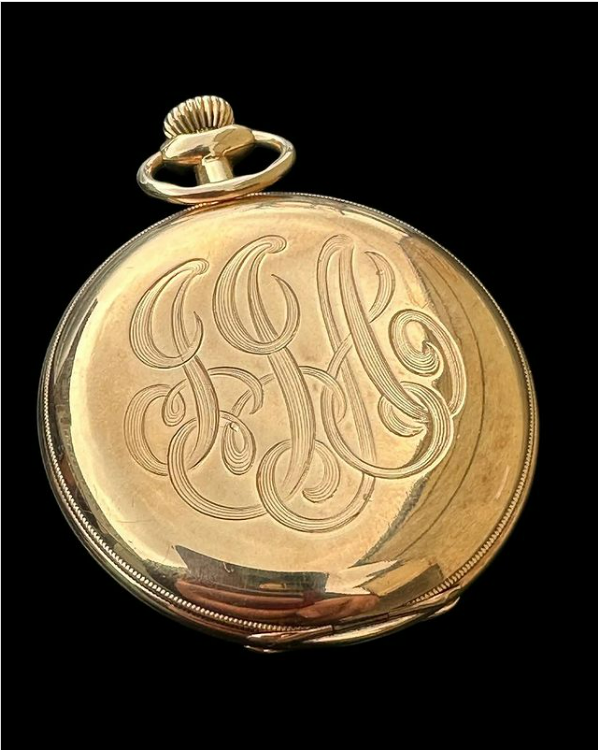 titanic gold watch