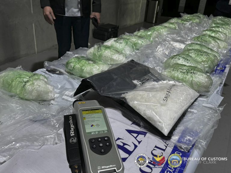 BOC-Clark seizes P212.5 million worth of shabu