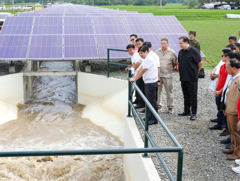 Marcos inaugurates biggest solar-powered irrigation project in Isabela