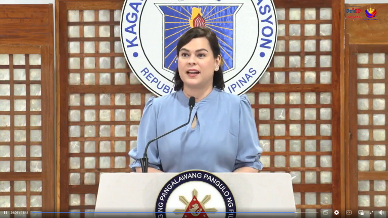 VP Sara resigns as DepEd chief