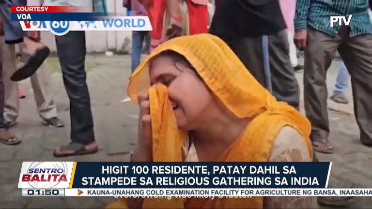 Death toll in stampede at northern India rises to 121