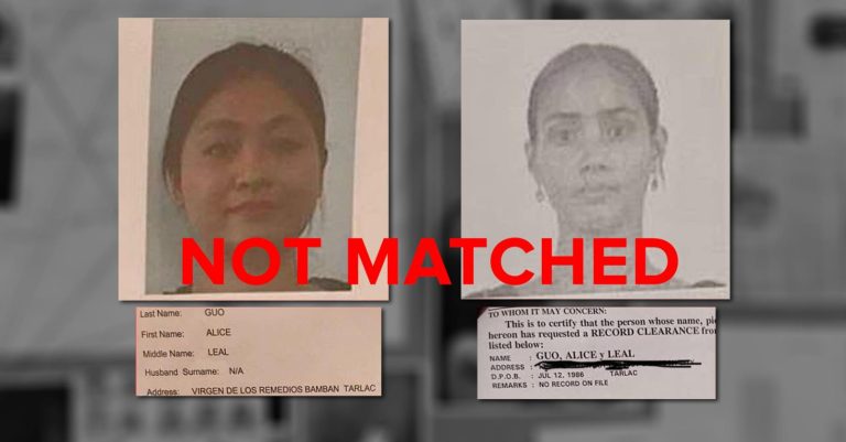 2005 “Alice Guo” fingerprints do not match with Mayor Guo — NBI