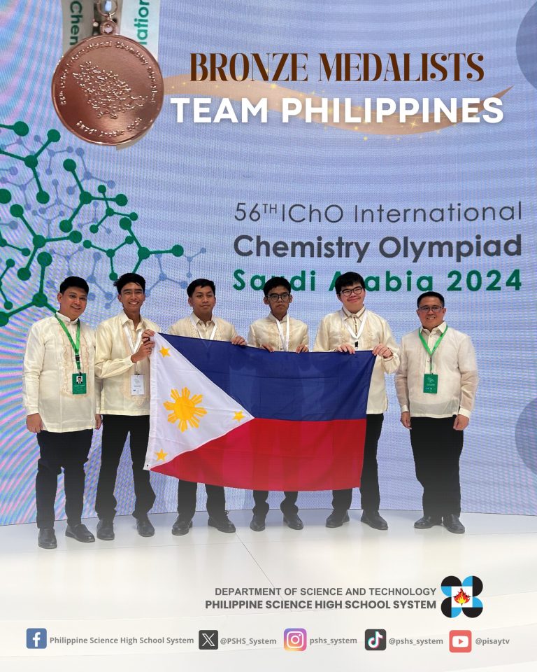 Building bonds: PH earns bronze, honorable mentions from Chem Olympiad